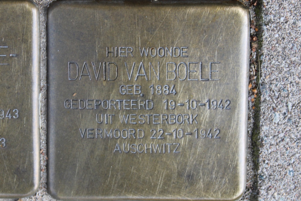 Stolpersteine Herzogstraat 1 #3