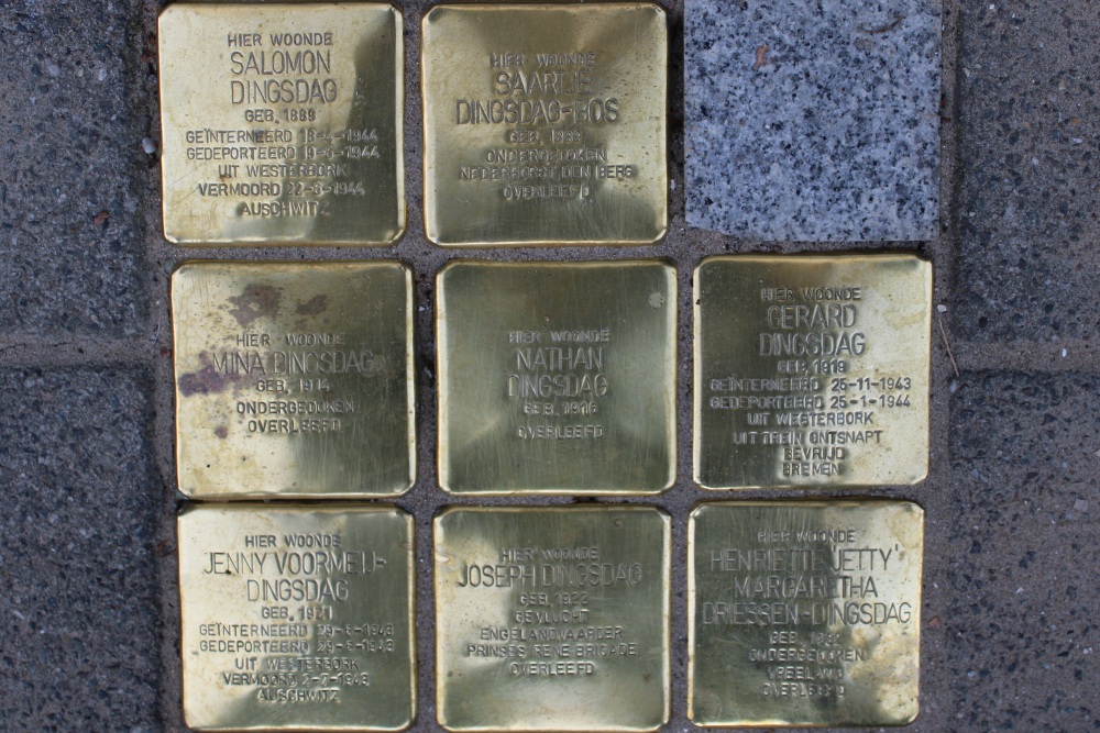 Stolpersteine Transvaalstraat 28 #1