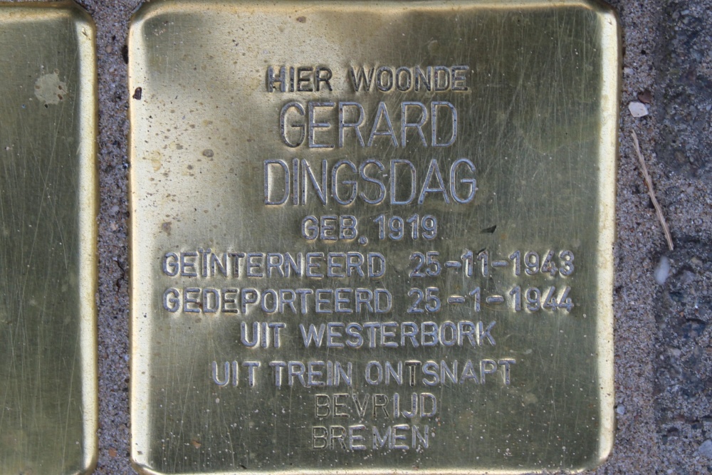 Stolpersteine Transvaalstraat 28 #4