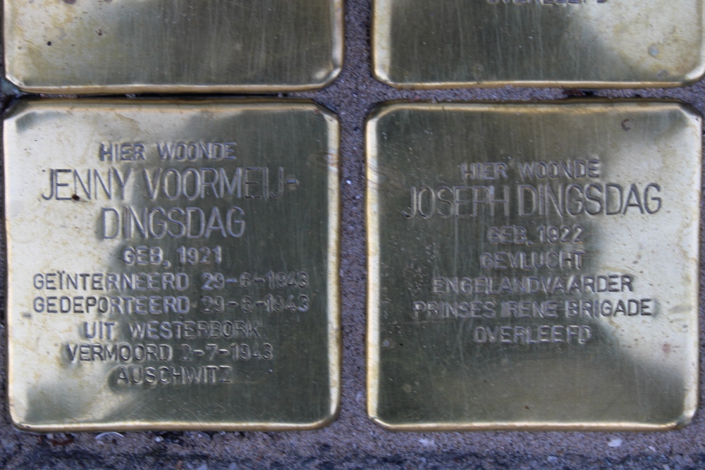 Stolpersteine Transvaalstraat 28 #5