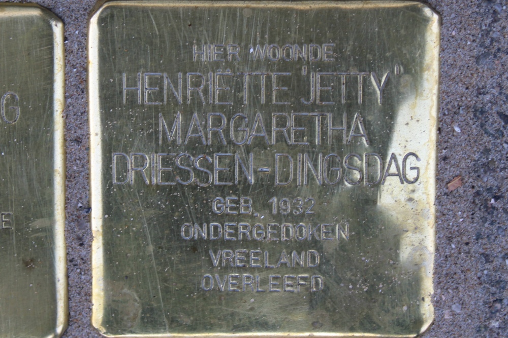 Stolpersteine Transvaalstraat 28 #6