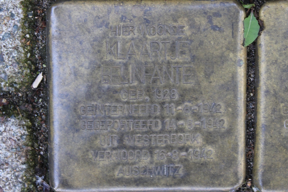 Stolpersteine Daniel Theronstraat 19 #4