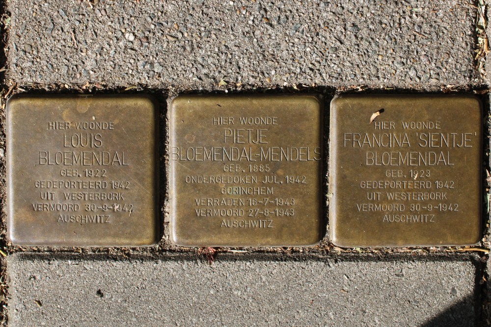 Stumbling Stones Daniel Theronstraat 8