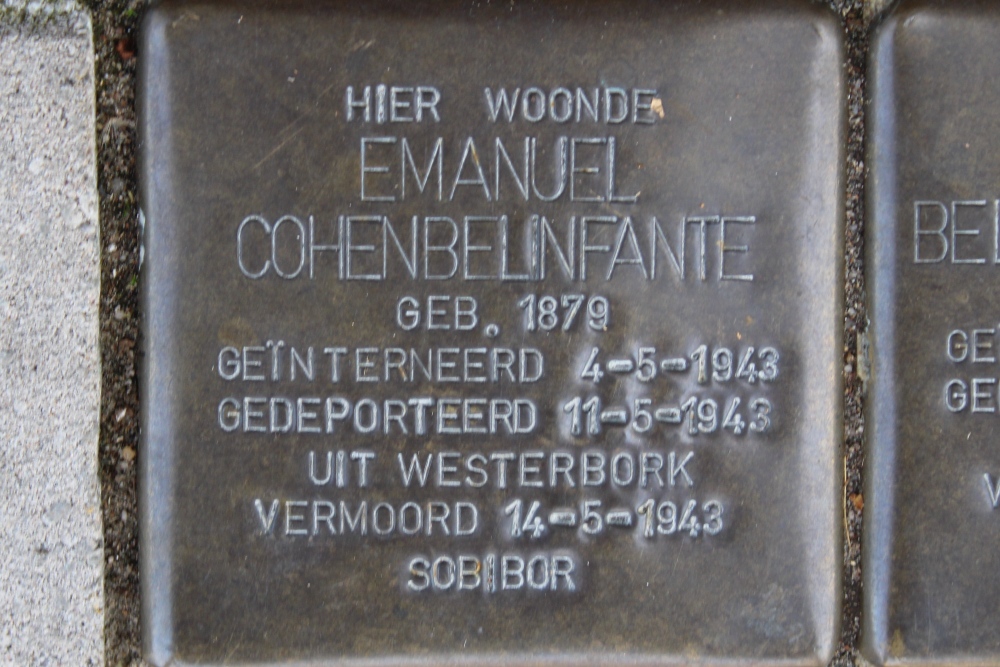 Stolpersteine President Steynstraat 13 #2