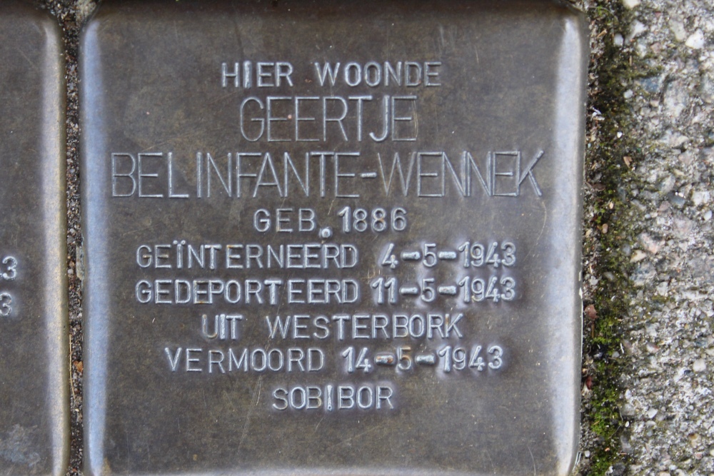 Stolpersteine President Steynstraat 13 #3