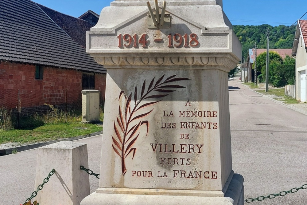 Oorlogsmonument Villery #4