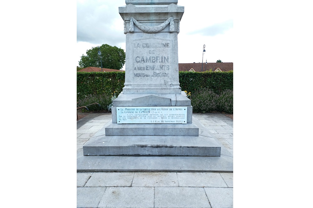 War Memorial Cambrin #3