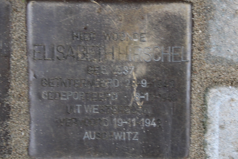 Stolpersteine Johann Keplerstraat 3 #7