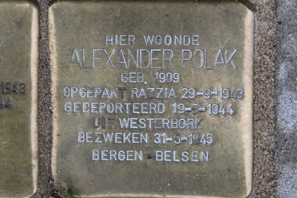 Stolpersteine Johann Keplerstraat 16 #3