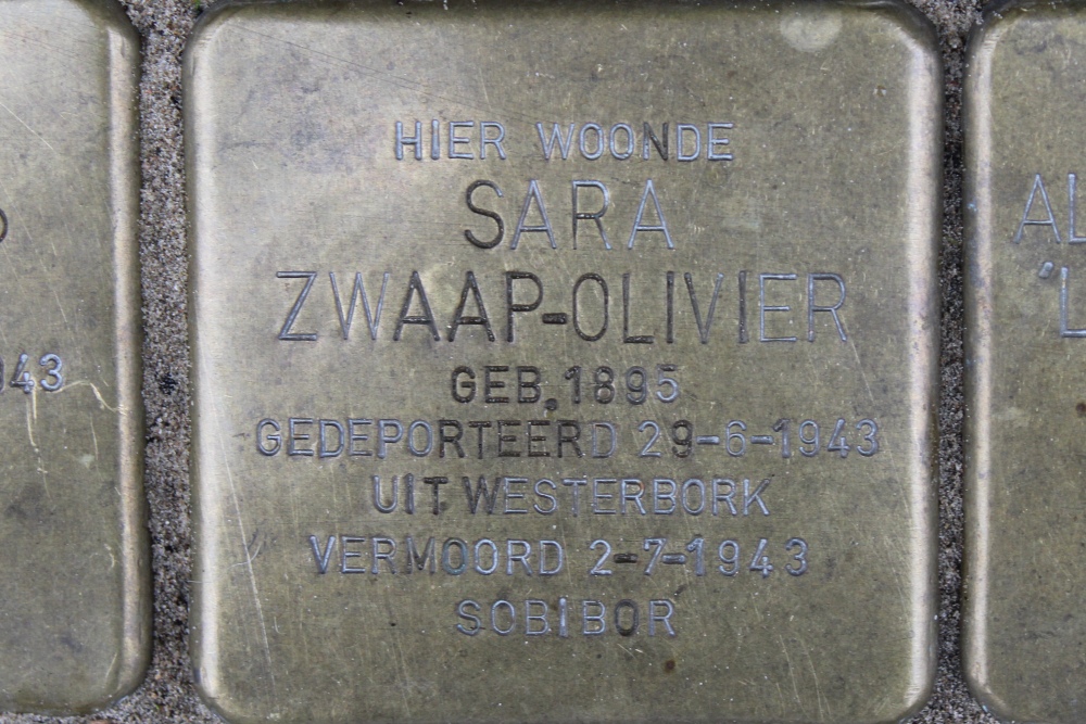 Stumbling Stones Johann Keplerstraat 40 #3
