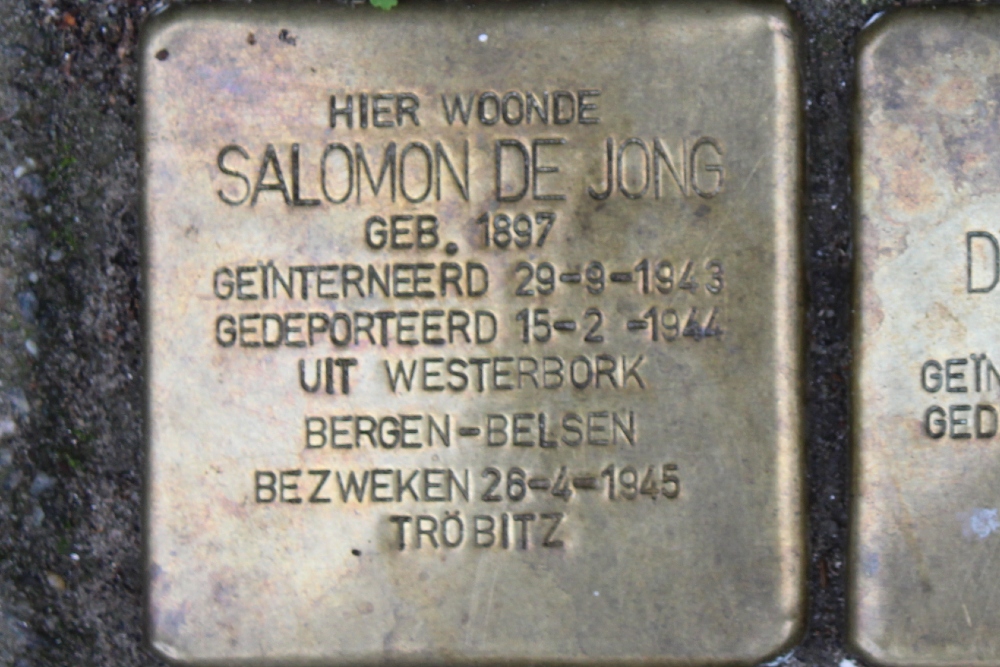 Stumbling Stones Zacharias Janssestraat 26 #2
