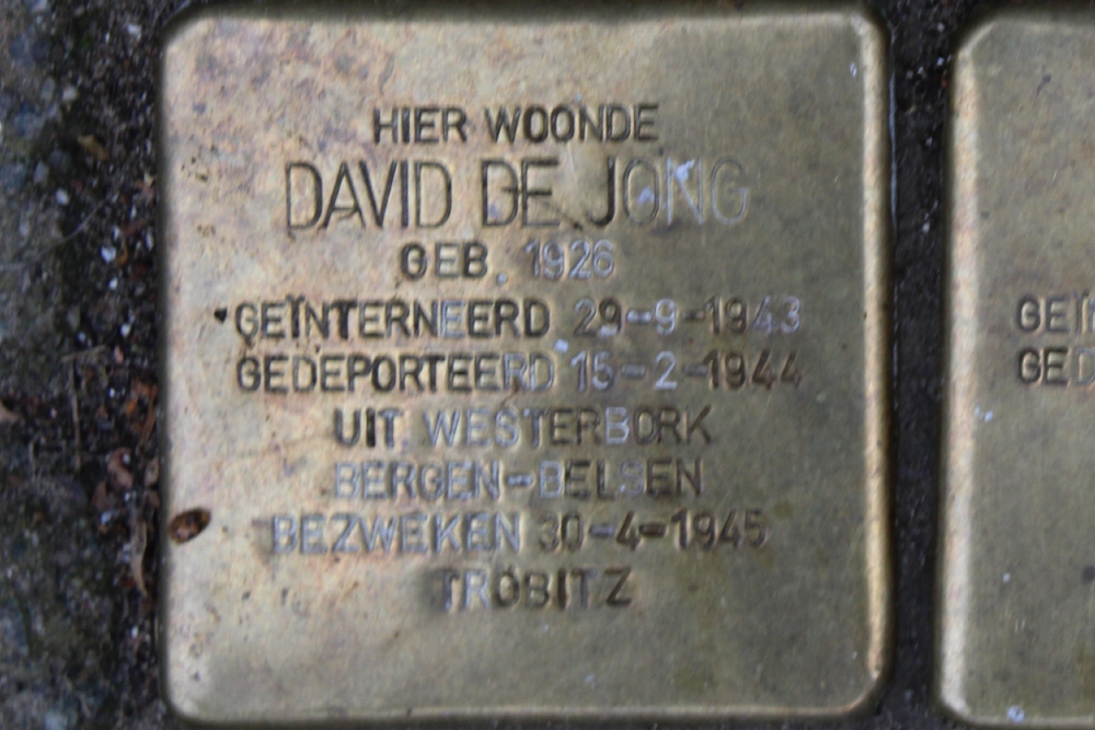Stumbling Stones Zacharias Janssestraat 26 #3