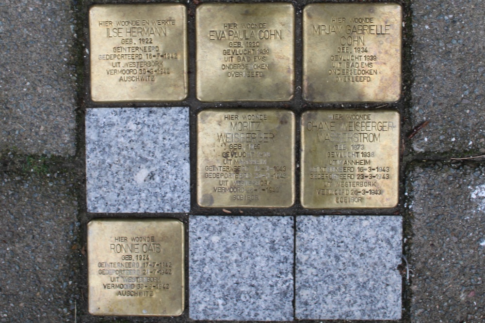 Stumbling Stones Zacharias Janssestraat 26 #4