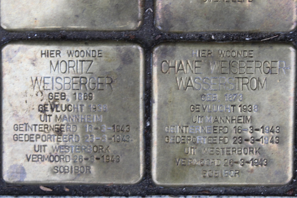 Stumbling Stones Zacharias Janssestraat 26 #6