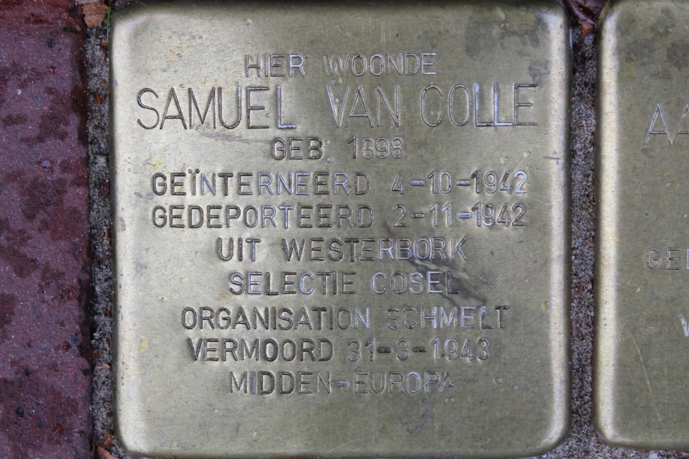 Stolpersteine Celebesstraat 127 #2
