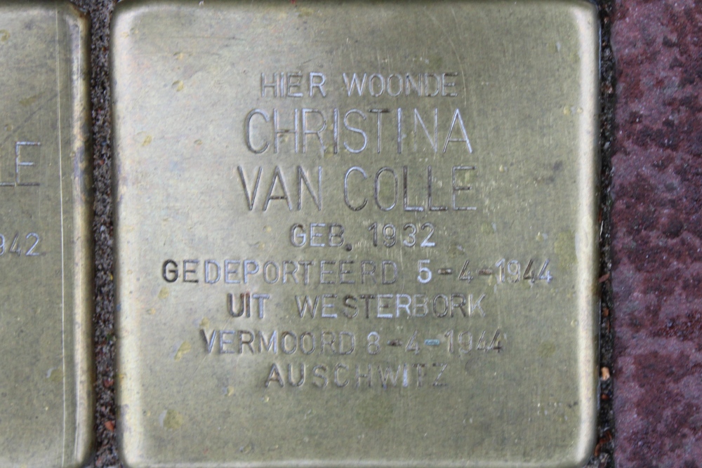 Stolpersteine Celebesstraat 127 #5