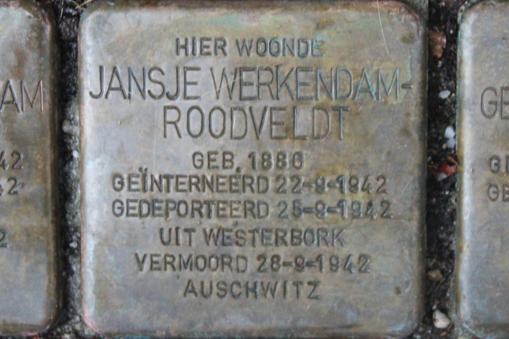 Stolpersteine Benkoelenstraat 17 #3