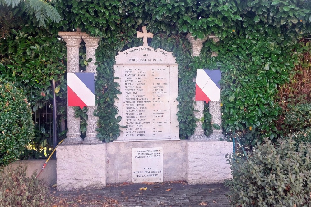 Oorlogsmonument Ëpercieux-Saint-Paul #1