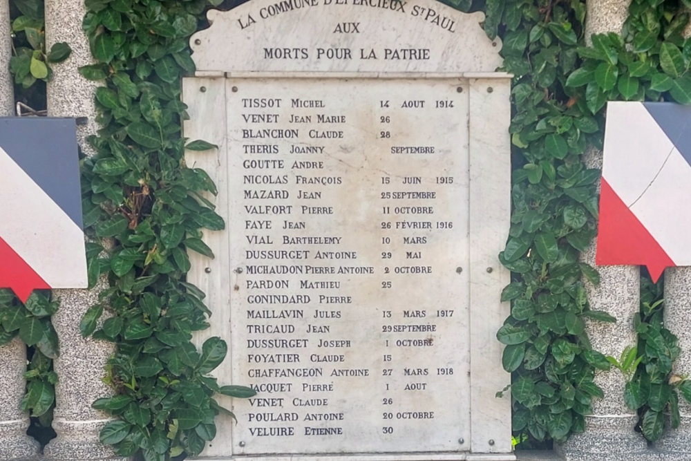 Oorlogsmonument Ëpercieux-Saint-Paul #2