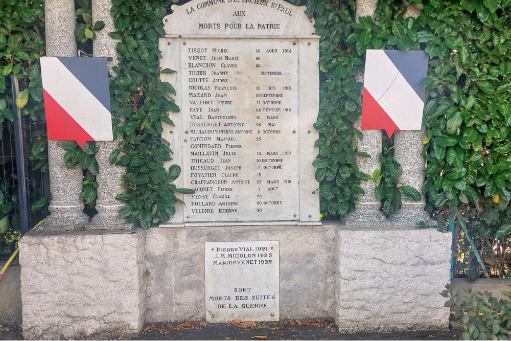 Oorlogsmonument Ëpercieux-Saint-Paul #4