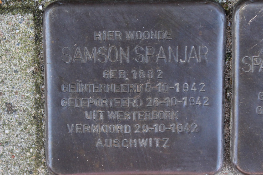 Stolpersteine Transvaalstraat 109 #2