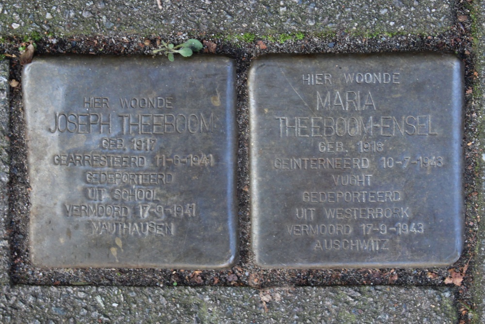 Stolpersteine Andreas Bonnstraat 38 #1