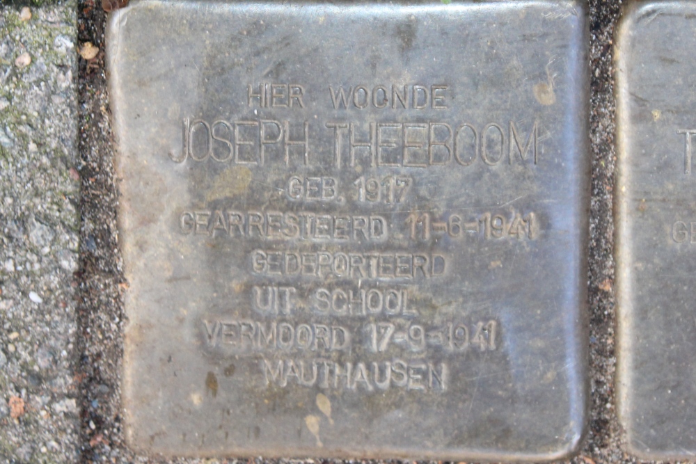 Stolpersteine Andreas Bonnstraat 38 #2