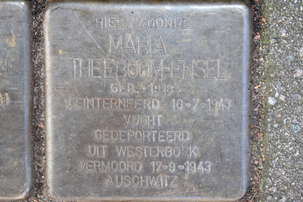 Stolpersteine Andreas Bonnstraat 38 #3