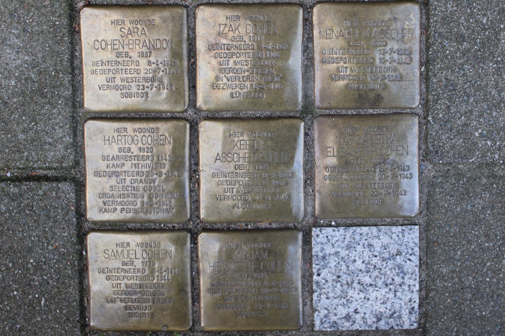 Stumbling Stones Boerhaaveplein 16 #1