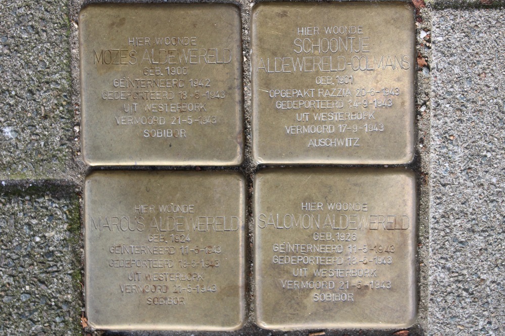 Stolpersteine Ruyschstraat 10 #1