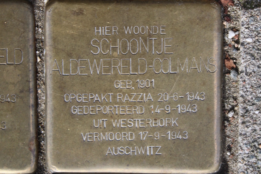 Stolpersteine Ruyschstraat 10 #3