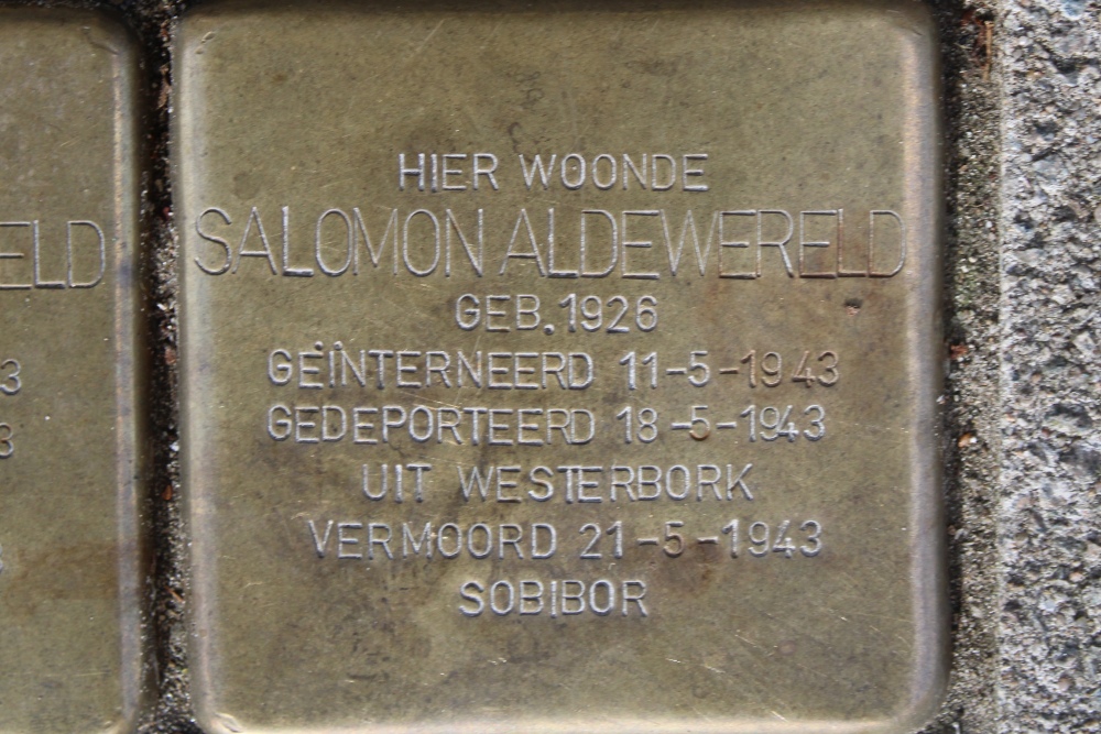 Stolpersteine Ruyschstraat 10 #5
