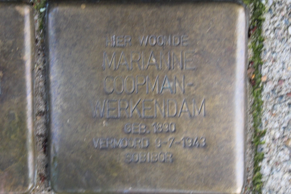 Stolpersteine Tweede Jan van der Heijdenstraat 85 #3