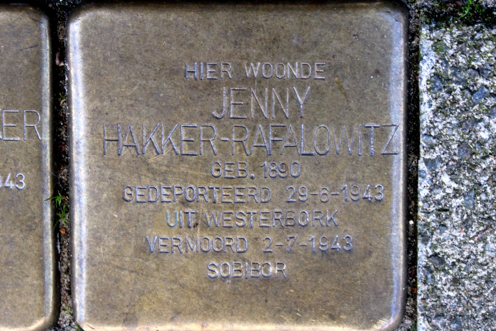 Stolpersteine Tweede Jan Steenstraat 108 #3