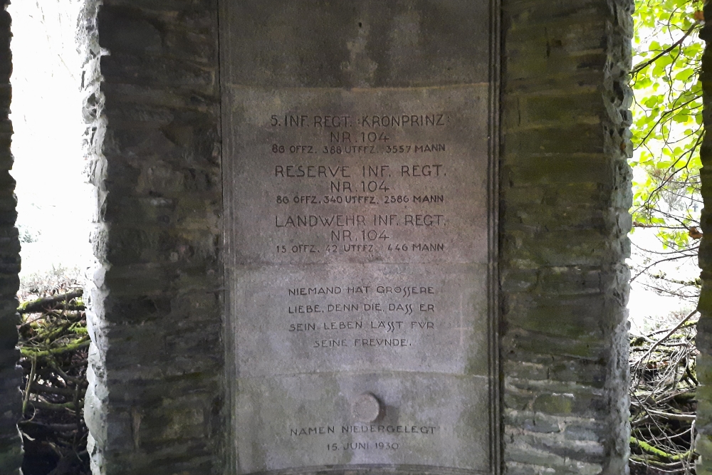 Oorlogsmonument Infanterie-Regimenten Nr. 104 #2