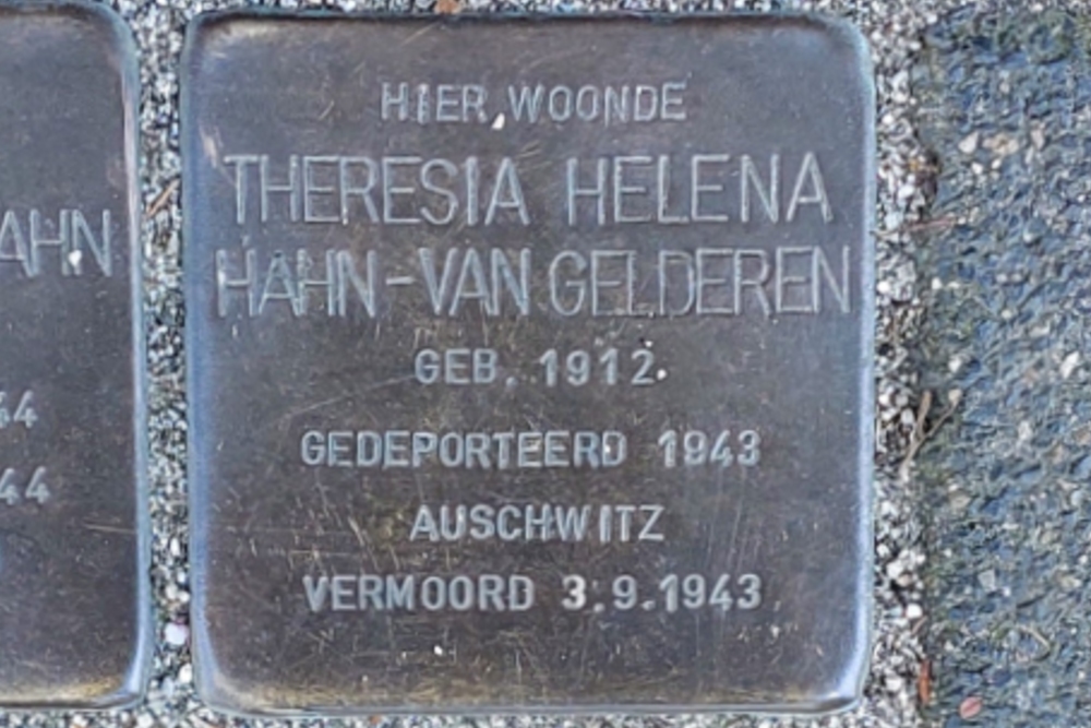 Stumbling Stones Samuël Mullerstraat 34a #3