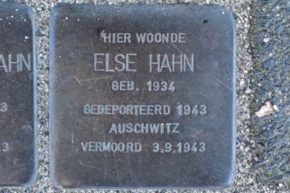 Stumbling Stones Samuël Mullerstraat 34a #5