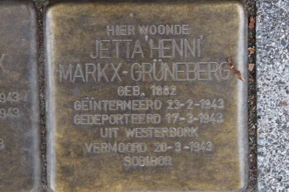 Stumbling Stones Beethovenstraat 44 #3