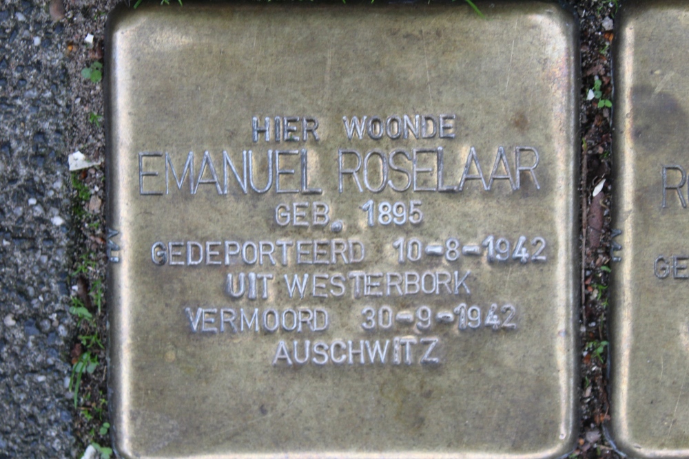 Stolpersteine Rubensstraat 28 #2