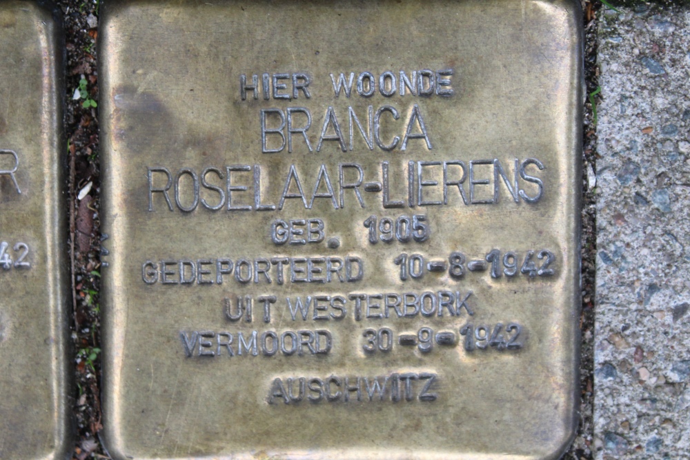 Stolpersteine Rubensstraat 28 #3