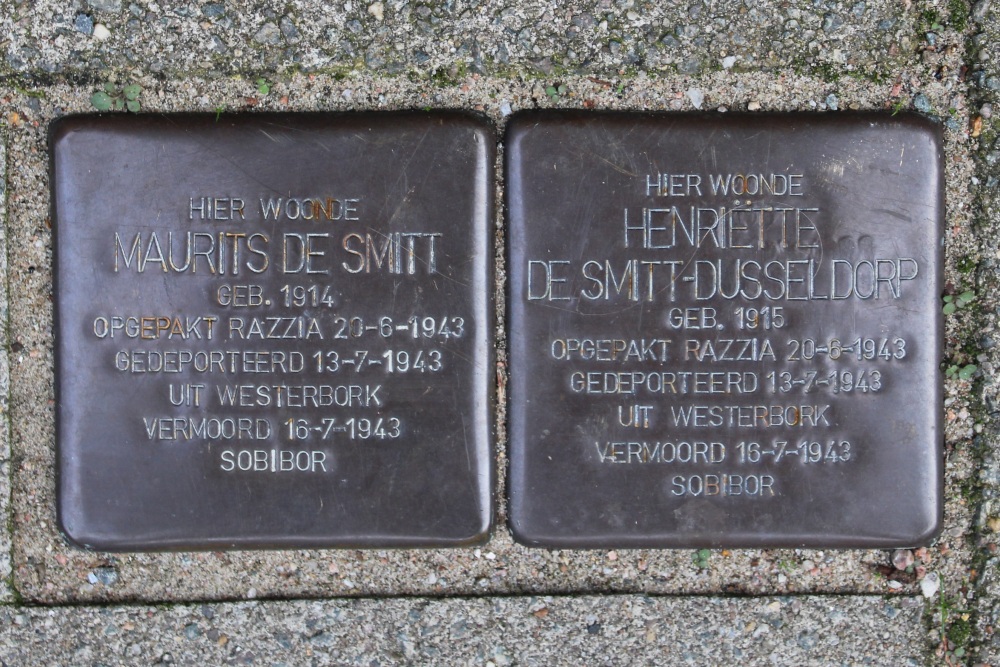 Stolpersteine Tintorettostraat 2 #1