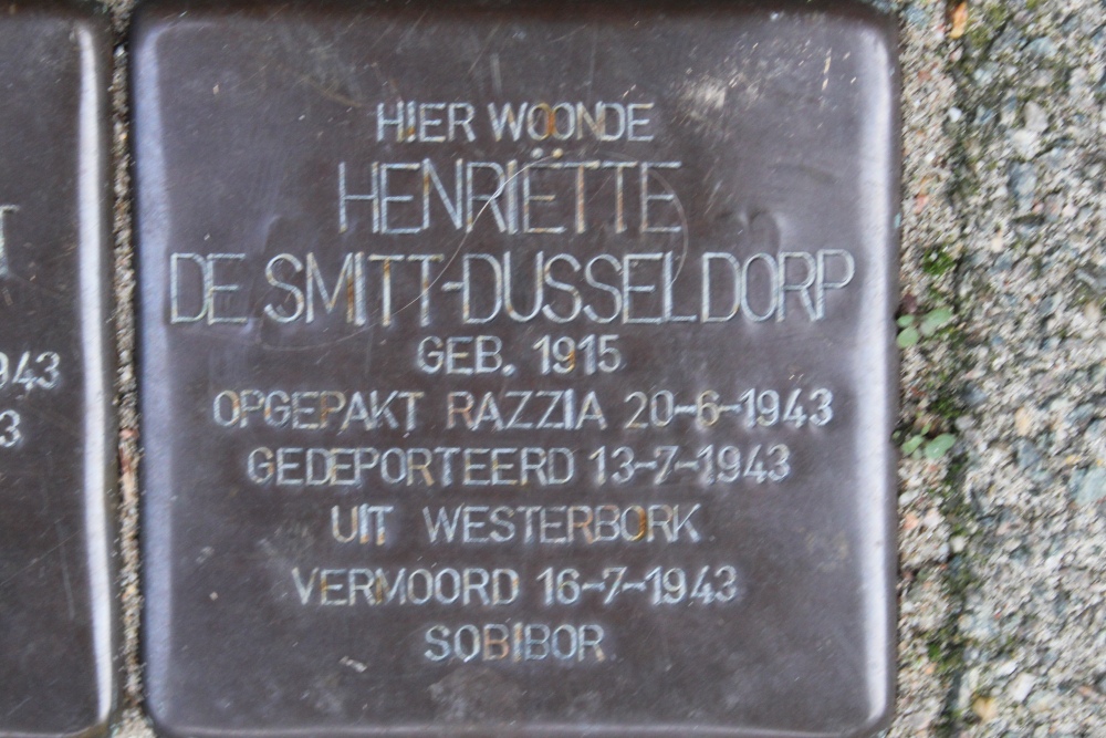 Stolpersteine Tintorettostraat 2 #3
