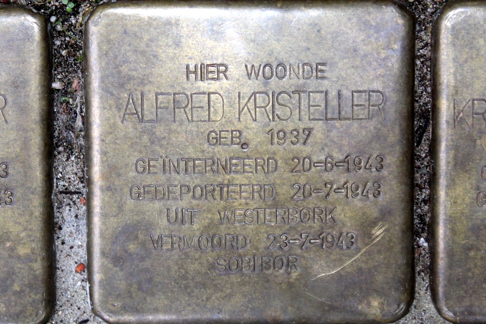 Stolpersteine Herculesstraat 45 #3