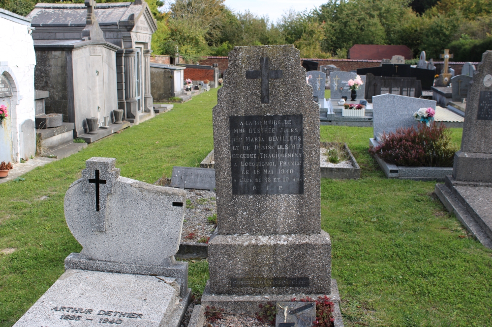 Belgische Oorlogsgraven Leuze	