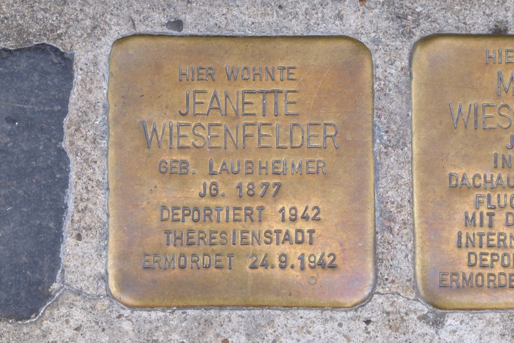 Stumbling Stones Josephstraße 2 #4