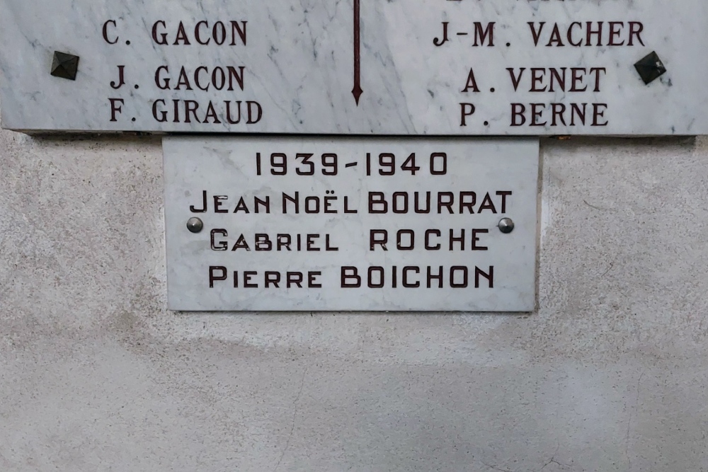 War Memorial  Saint-Cyr-les Vignes Church #5