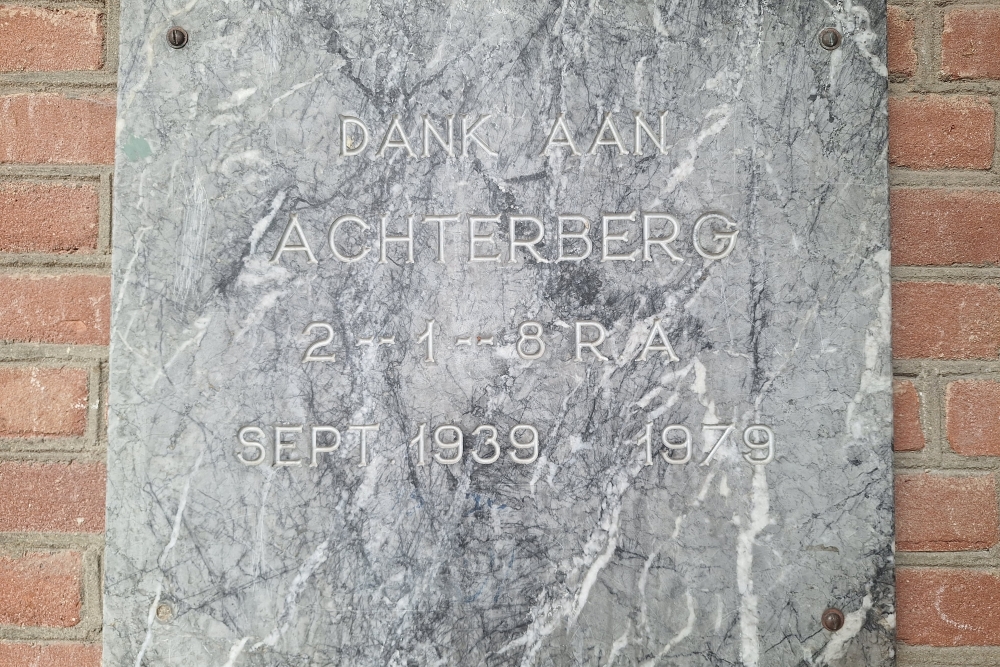 Memorial 2-1-8 R.A. Achterberg