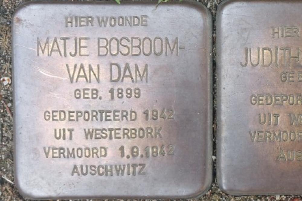 Stumbling Stones Boschje 19a (now Goudse Singel 515-523) #5