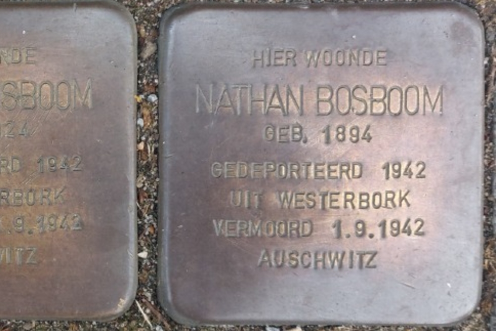 Stumbling Stones Boschje 19a (now Goudse Singel 515-523) #7