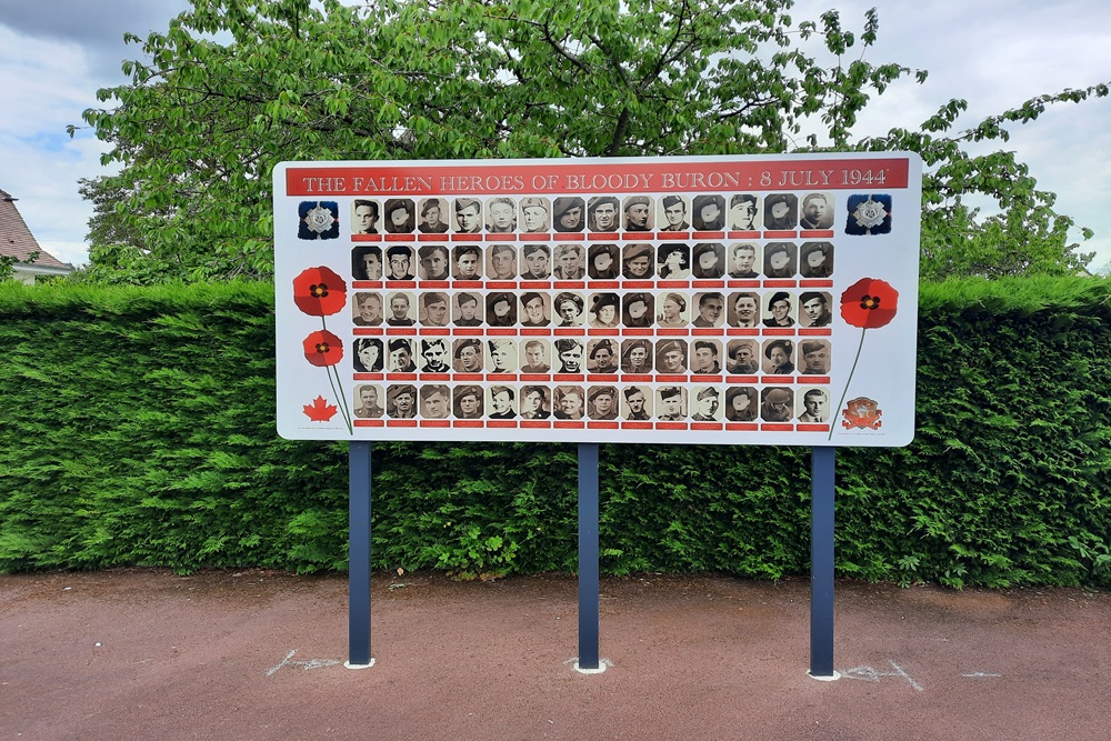 Memorial Buron 8 July 1944